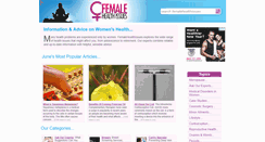 Desktop Screenshot of femalehealthissues.co.uk