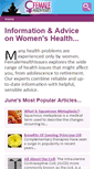 Mobile Screenshot of femalehealthissues.co.uk
